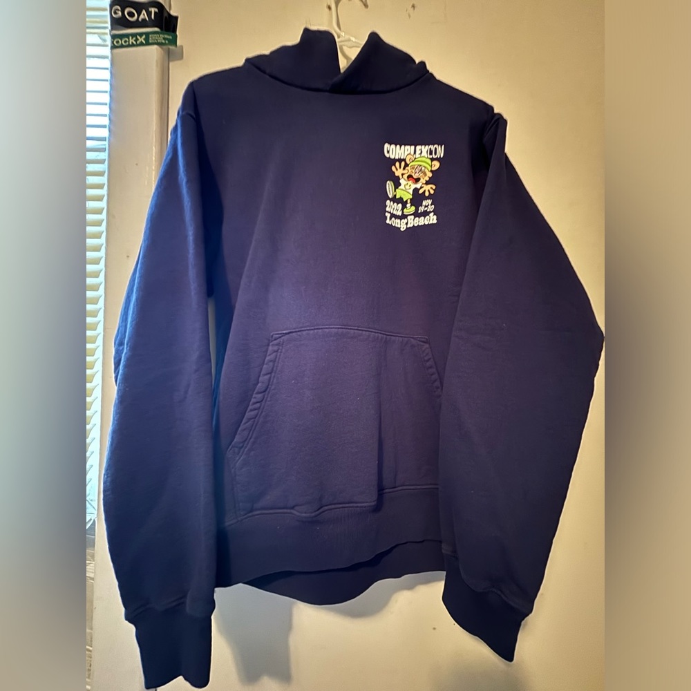 COMPLEXCON X VERDY x Verdy Navy Logo Graphic Hoodie Size Small